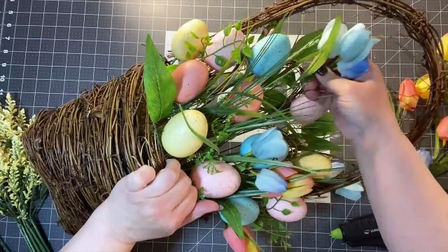 Easter Basket Decor | Crafting For Beginners | Easter Decor | Easter Egg Basket | Diy Easter Decor