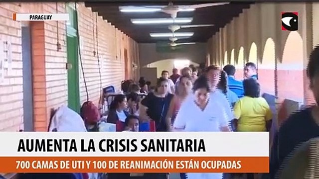 Aumenta la crisis sanitaria en Paraguay: las casi 700 camas de UTI y otras casi 100 de reanimación están ocupadas