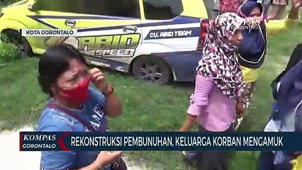 Rekonstruksi Pembunuhan Transpuan Di Kota Gorontalo, Keluarga Korban Mengamuk