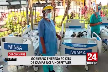 Entregan 90 nuevos kits de camas UCI para hacer frente a la crisis sanitaria