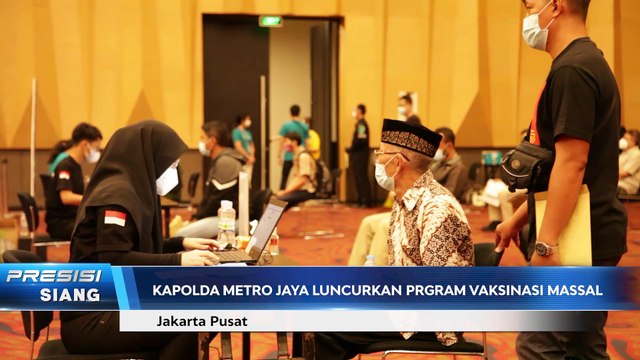 Polda Metro Jaya Gelar Vaksinasi Massal