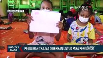 Relawan Berikan Pemulihan Trauma Pasca Bencana Banjir Bandang untuk Anak di Pengungsian