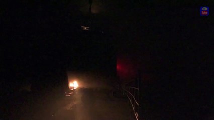 Pentagon yayınladı! İşte füzelerin fırlatma anı...