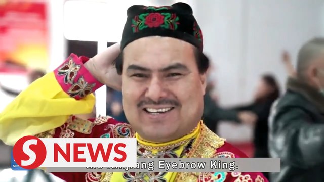 A folk artist who dances with his eyebrows