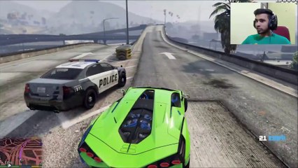 I STOLE A BIG CELEBRITY'S LAMBORGHINI _ GTA V GAMEPLAY #4 @60fps