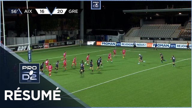 PRO D2 - Résumé Provence Rugby-FC Grenoble Rugby: 32-30 - J26 - Saison 2020/2021