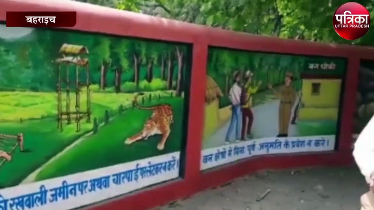 यहाँ दीवारों पर बनी कलाकृतियाँ बता रहीं हिंसक जानवरों से बचाव का नुस्खा