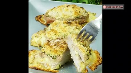 Filet De Porc Au Fromage Cuit Au Four - Une Recette Italienne Que Tout Le Monde  Aime !