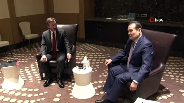 - İletişim Başkanı Altun, Azerbaycan Cumhurbaşkanı Yardımcısı Haciyev ve Türk Konseyi Genel Sekreteri Amreyev ile görüştü- İletişim Başkanı Altun Azerbaycan'da