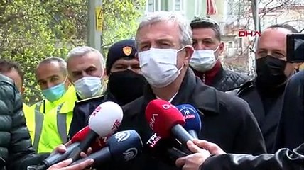 Mansur Yavaş, temelinde kayma meydana gelen açelya aparmanı ile ilgili açıklamalarda bulundu