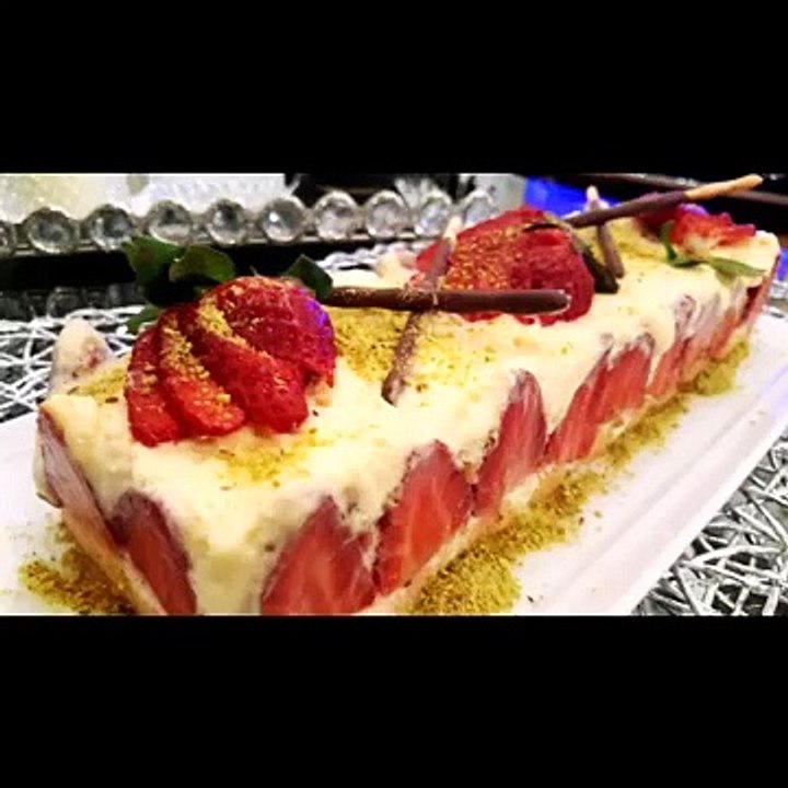 #وصفة #تيراميسو بالفريزة #الفرولة مقادير غير مكلفة و بنينة بزاف Recette #Tiramisu Aux #Fraises#
