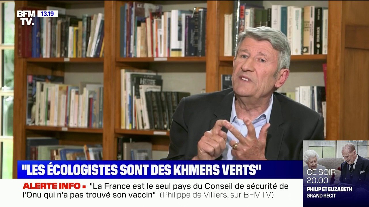Pour Philippe de Villiers, les écologistes veulent "transformer la France en un camp de rééducation permanente"