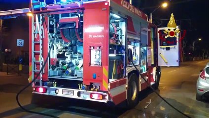 Rimini - Incendio in hotel della zona Lagomaggio (10.04.21)