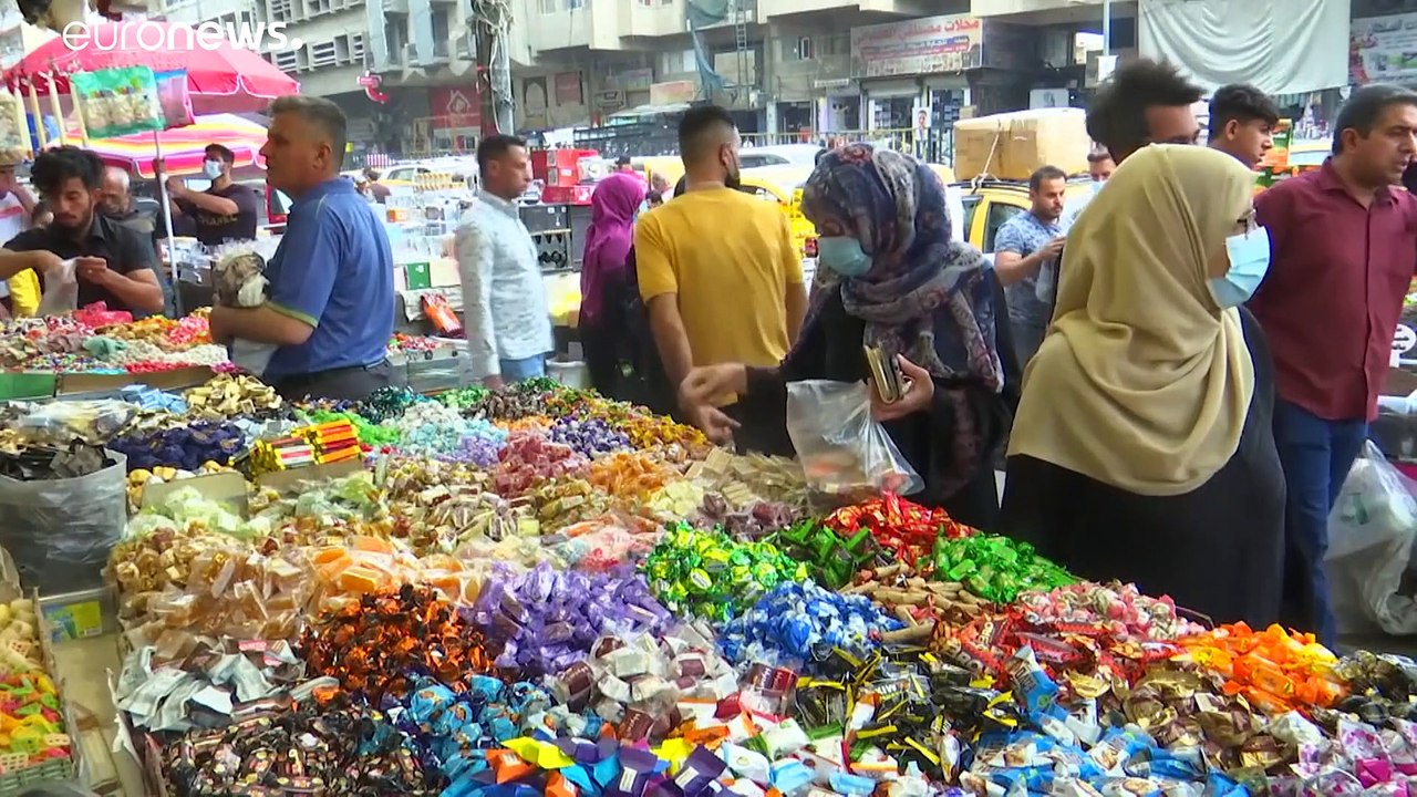 فيديو: "هدوء نسبي" يخيم على أسواق بغداد قبل رمضان