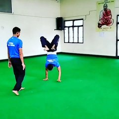 Hands balance & walking by Jitendra Baari