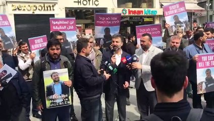 Filistinli gazeteciyi şehit eden terör devletine sert tepki