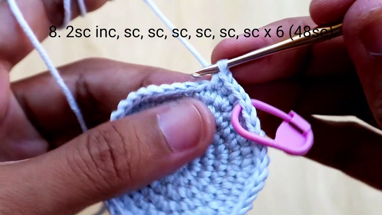 Tutorial Crochet Amigurumi Bunny. Boneka Rajut Kelinci