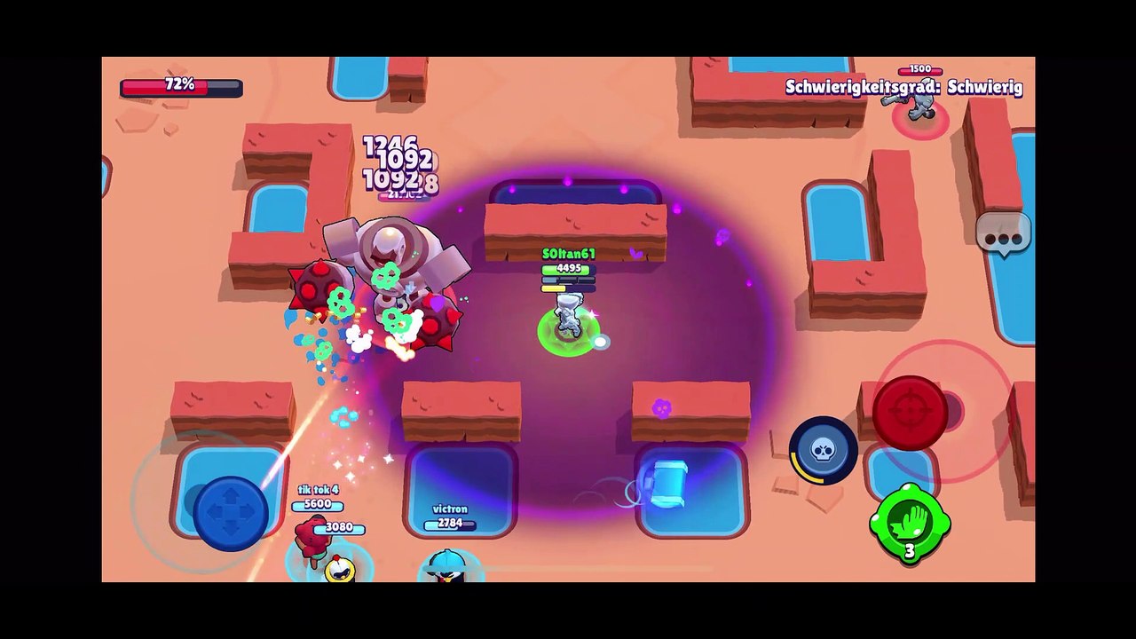 S0ltan TV / Brawl Stars / Bosskampf / Gefahrenbereich alle Stufen