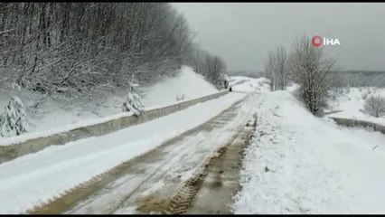 Baharın ortasında 40 santim kar yağdı, 61 mahalle yolu ulaşıma kapandı