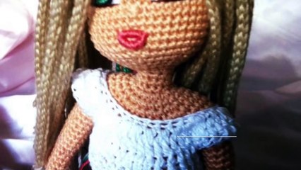 How To Hand Embroider Eyes For Amigurumi Crochet Doll Mermaid (Part 3)