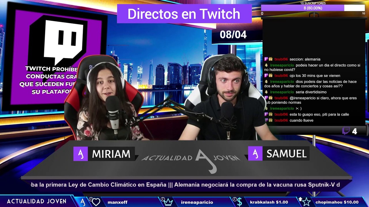 Twitch prohíbe las conductas graves que suceden fuera de su plataforma