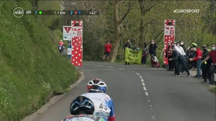 Y a de la joie : Gaudu et Roglic bras levés à l'arrivée à Arrate