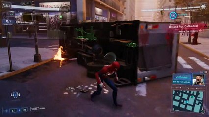 Marvel'S Spider-Man-Hit & Run: Cathedral-Rescue The Civilians Walkthrough