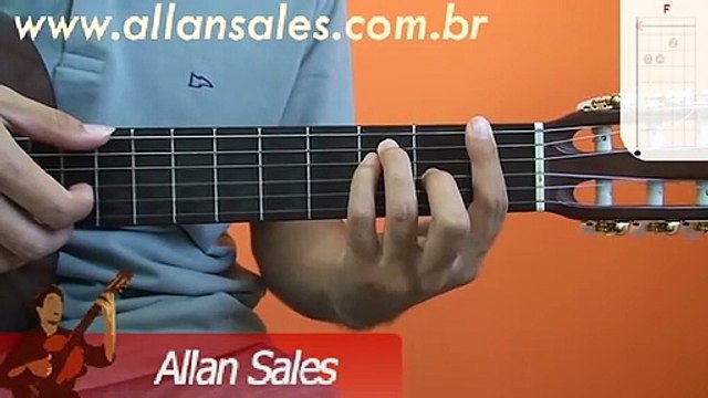 Curso de Violão - Fá Maior (F) - Dicionário de acordes para violão