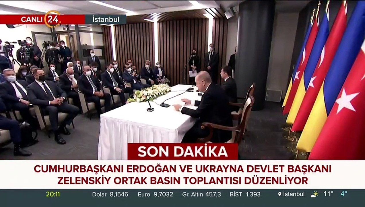 Erdoğan ve Zelenskiy'den önemli açıklamalar! "Kırım'ın ilhakını tanımıyoruz"