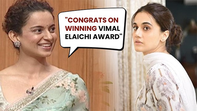 Kangana Ranaut Trolls Taapsee Pannu For Winning Filmfare Award 2021