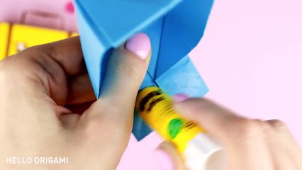 Diy Origami Box Paper Suitcase | Back To School Crafts