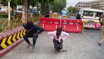इंदौर: लॉकडाउन में बेवजह घूम रहे लोगों को पुलिस ने सिखाया सबक, देंखे वीडियो