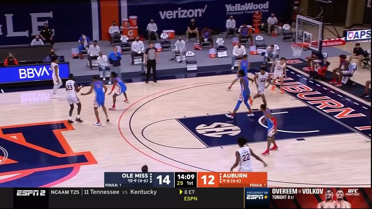 Ole Miss Vs Auburn Basketball Game Highlights 2 6 2021