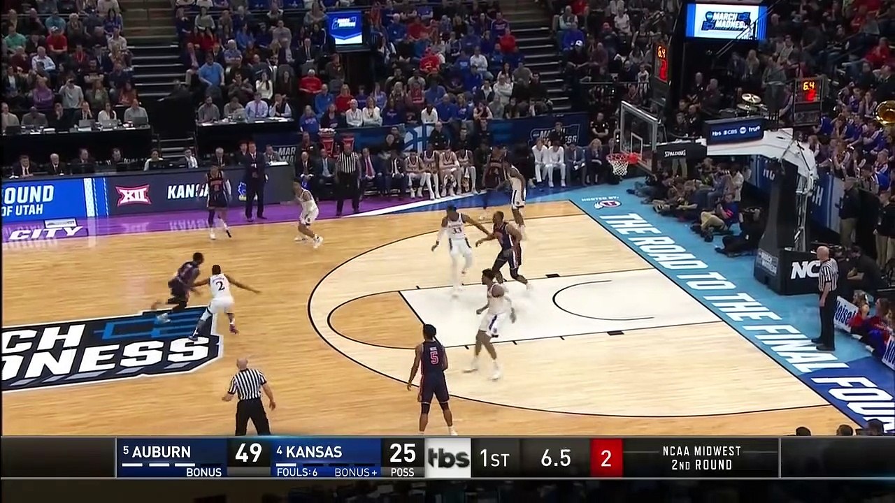 Kansas Vs. Auburn: Second Round Ncaa Tournament Extended Highlights