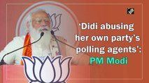 Didi abusing her own party’s polling agents: PM Modi