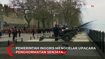 Dentuman Penghormatan Senjata untuk Mendiang Pangeran Philip