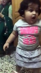 baby dance by a cute small girl in the world must watch.