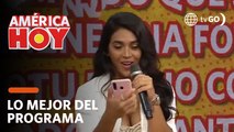 América Hoy: Vania Bludau encuentra foto de Mario Irivarren en el teléfono de Janet Barboza (HOY)