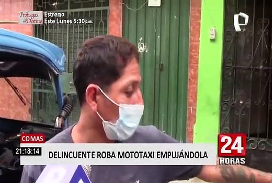 Comas: hombre denuncia que policías lo ignoraron cuando reportó el robo de su mototaxi