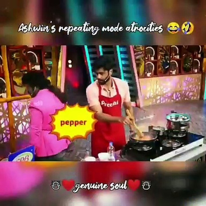 Cooku With Comali 2 | Sarath | Ashwin | Shivaangi | Cook  |Brocolli | Ashwin's Repeating Mode Attrocities | Rakshan | Funny Videos