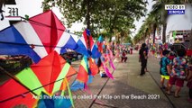 Kite on the Beach Festival held in Thailand amid pandemic