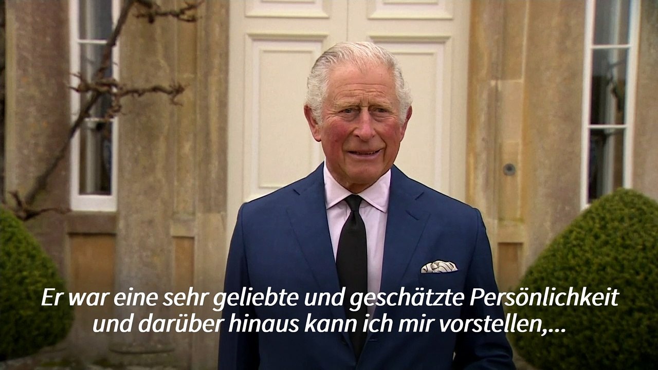 Tod von prinz philip: charles bedankt sich für anteilnahme
