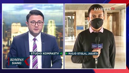 Download Video: Persiapan Ibadah Ramadan, Masjid Istiqlal Rutin Semprot Disinfektan dan Pasang Tanda Jaga jarak