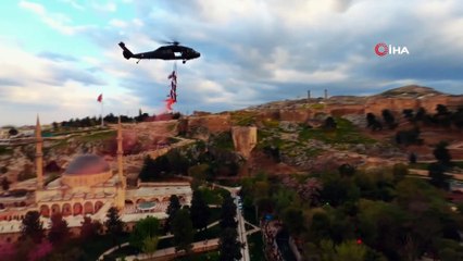 Jandarmanın gözbebeği Balıklıgöl semalarında şov yaptı