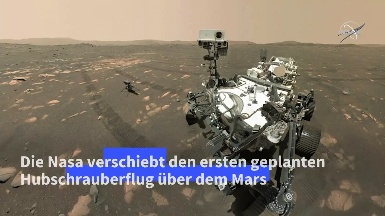Nasa verschiebt geplanten Hubschrauberflug über dem Mars