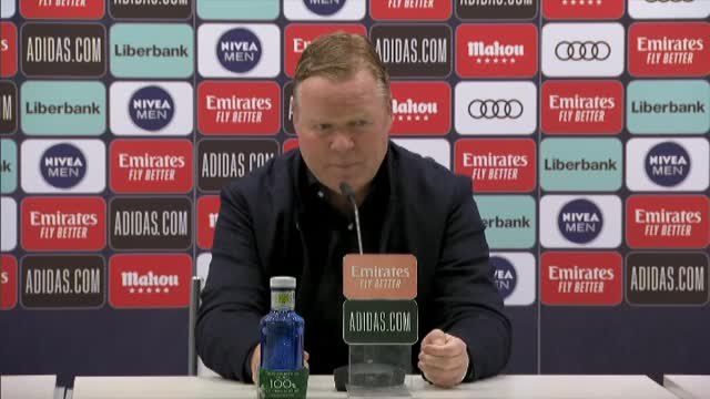 Koeman: Tenemos VAR en nuestro deporte para situaciones como esta