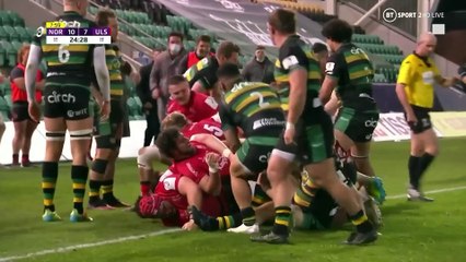 Northampton Saints v Ulster Rugby: quarter-final highlights