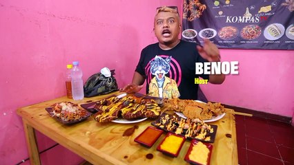 Nikmatnya Gurita Bakar di Ciputat, Benoe pesan Porsi Besar