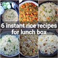6 Instant Rice Recipes For Lunch Box | Quick, Easy & Healthy Rice Recipes