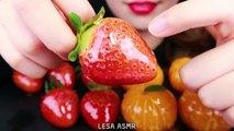 Asmr *Detail Recipe* Candied Fruit Eating Sounds Mukbang No Talking Tanghulu